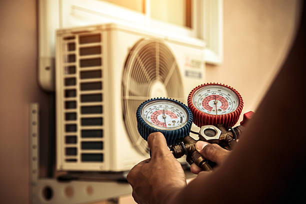 Professional Hvac technician working in Elon, NC